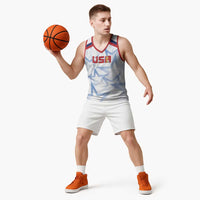 WC2026 USA Soccer Custom Basketball Jersey Rising Stars - Wonder Print Shop