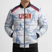 WC2026 USA Soccer Custom Bomber Puffer Jacket Rising Stars - Wonder Print Shop