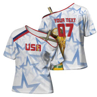 WC2026 USA Soccer Custom Cross Shoulder Shirt Rising Stars - Wonder Print Shop