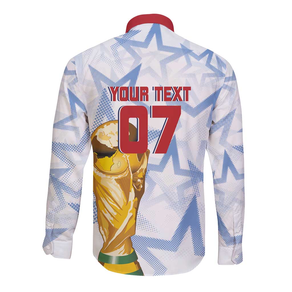 WC2026 USA Soccer Custom Long Sleeve Button Shirt Rising Stars - Wonder Print Shop