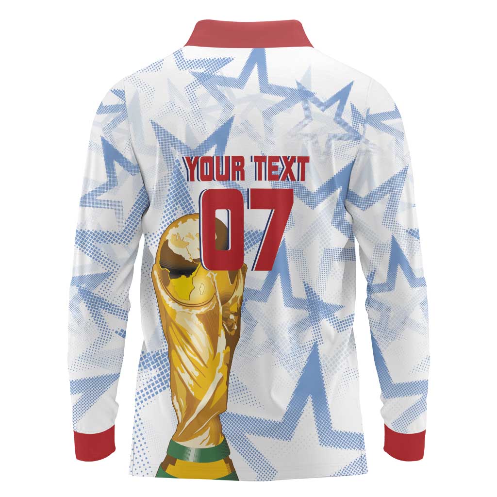 WC2026 USA Soccer Custom Long Sleeve Polo Shirt Rising Stars - Wonder Print Shop