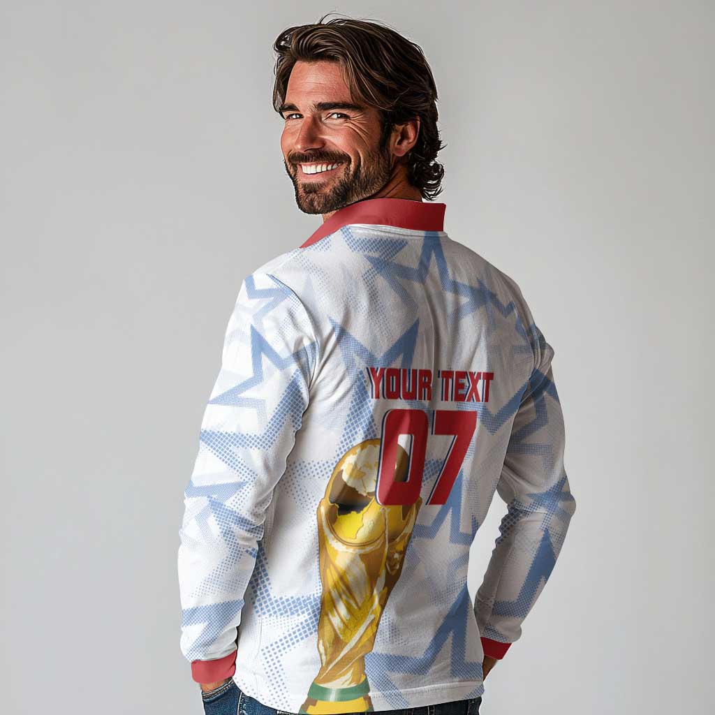 WC2026 USA Soccer Custom Long Sleeve Polo Shirt Rising Stars - Wonder Print Shop