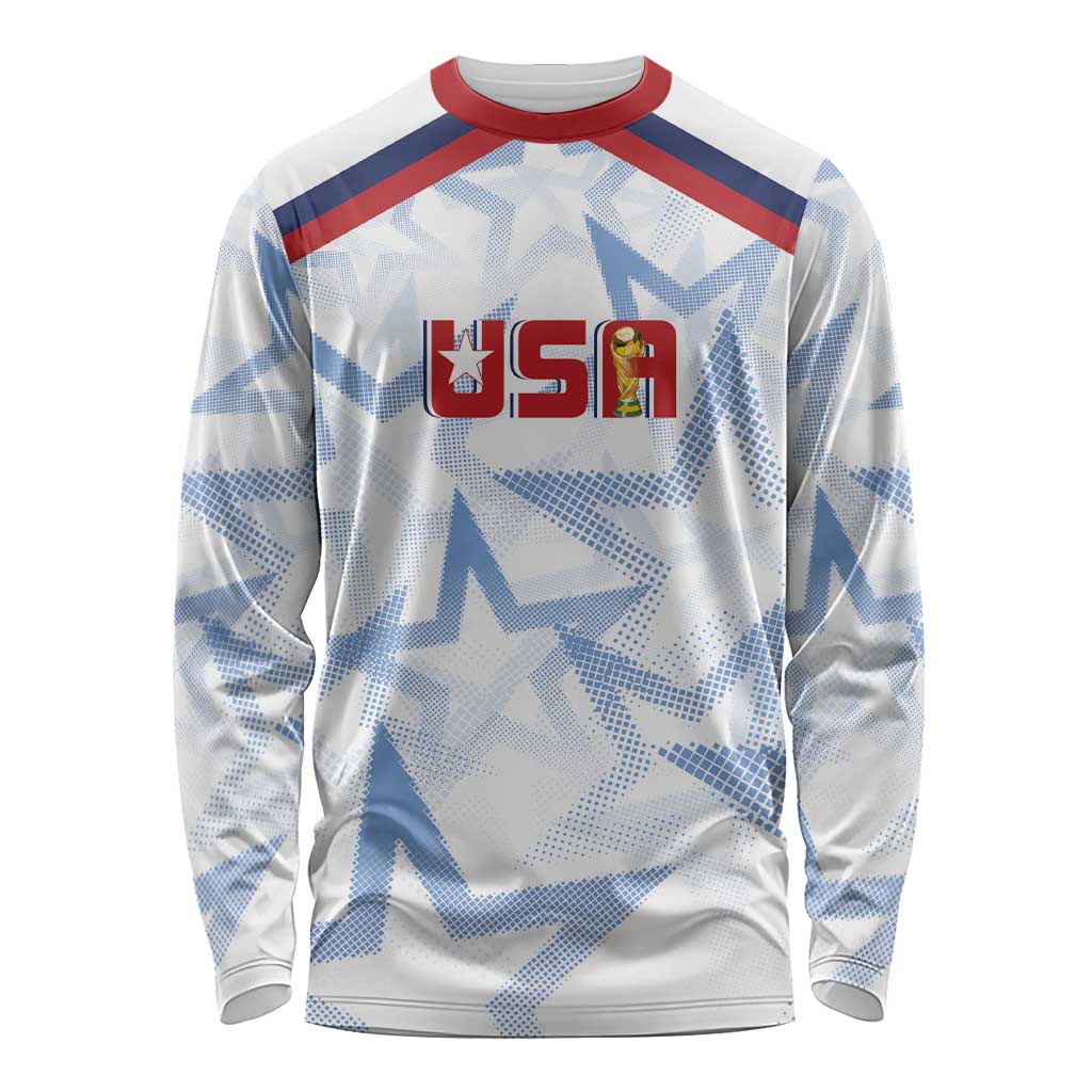 WC2026 USA Soccer Custom Long Sleeve Shirt Rising Stars - Wonder Print Shop