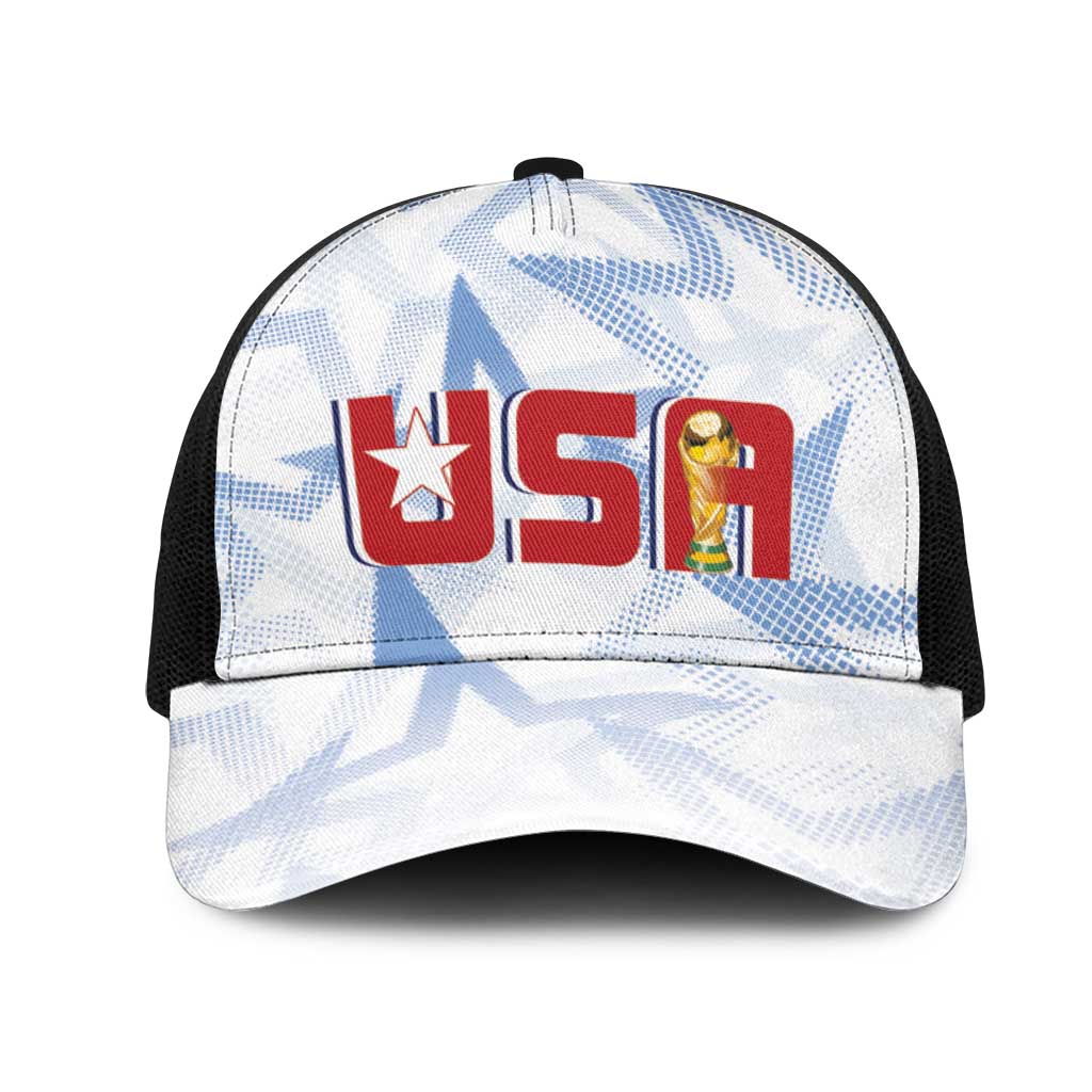 WC2026 USA Soccer Custom Mesh Trucker Cap Rising Stars - Wonder Print Shop