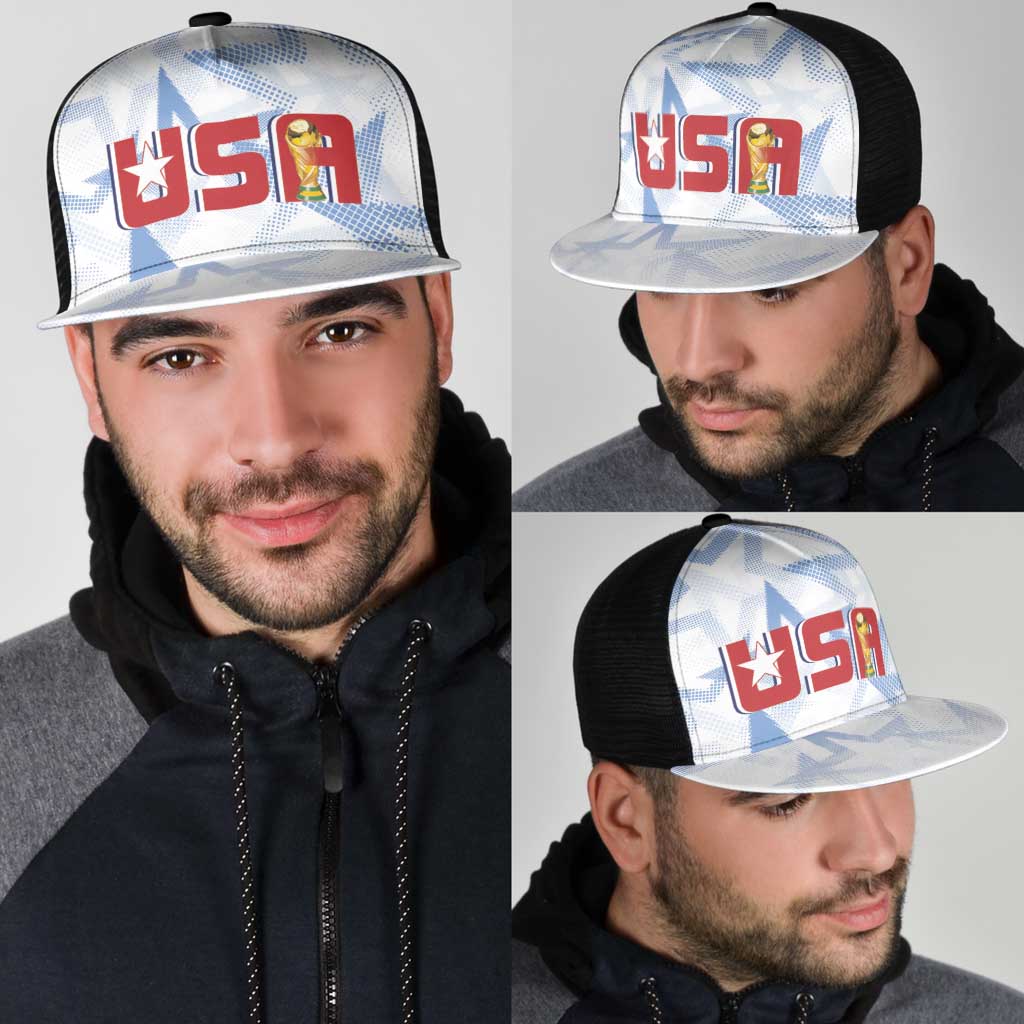 WC2026 USA Soccer Custom Mesh Trucker Cap Rising Stars - Wonder Print Shop