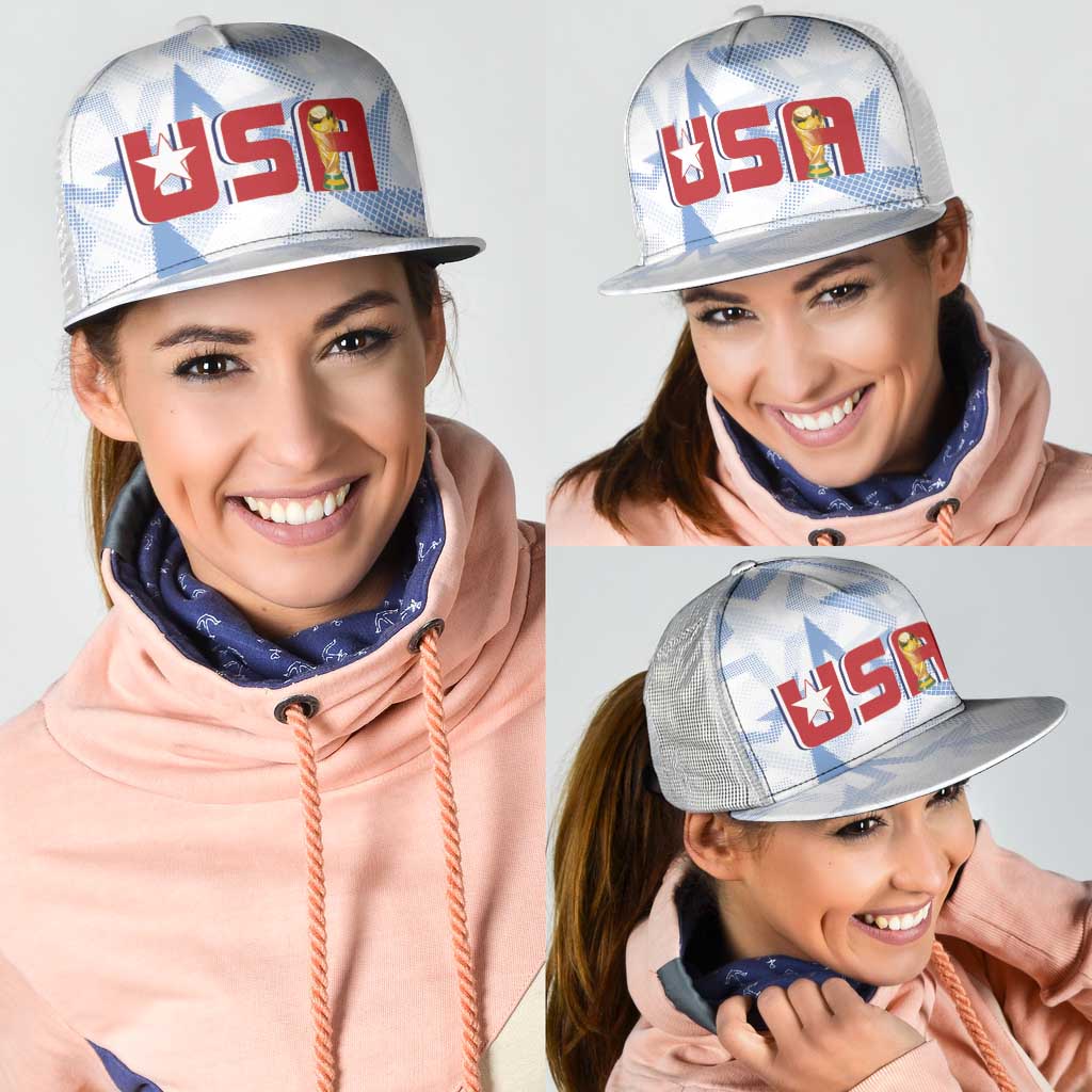 WC2026 USA Soccer Custom Mesh Trucker Cap Rising Stars - Wonder Print Shop