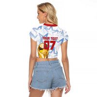 WC2026 USA Soccer Custom Raglan Cropped T Shirt Rising Stars - Wonder Print Shop
