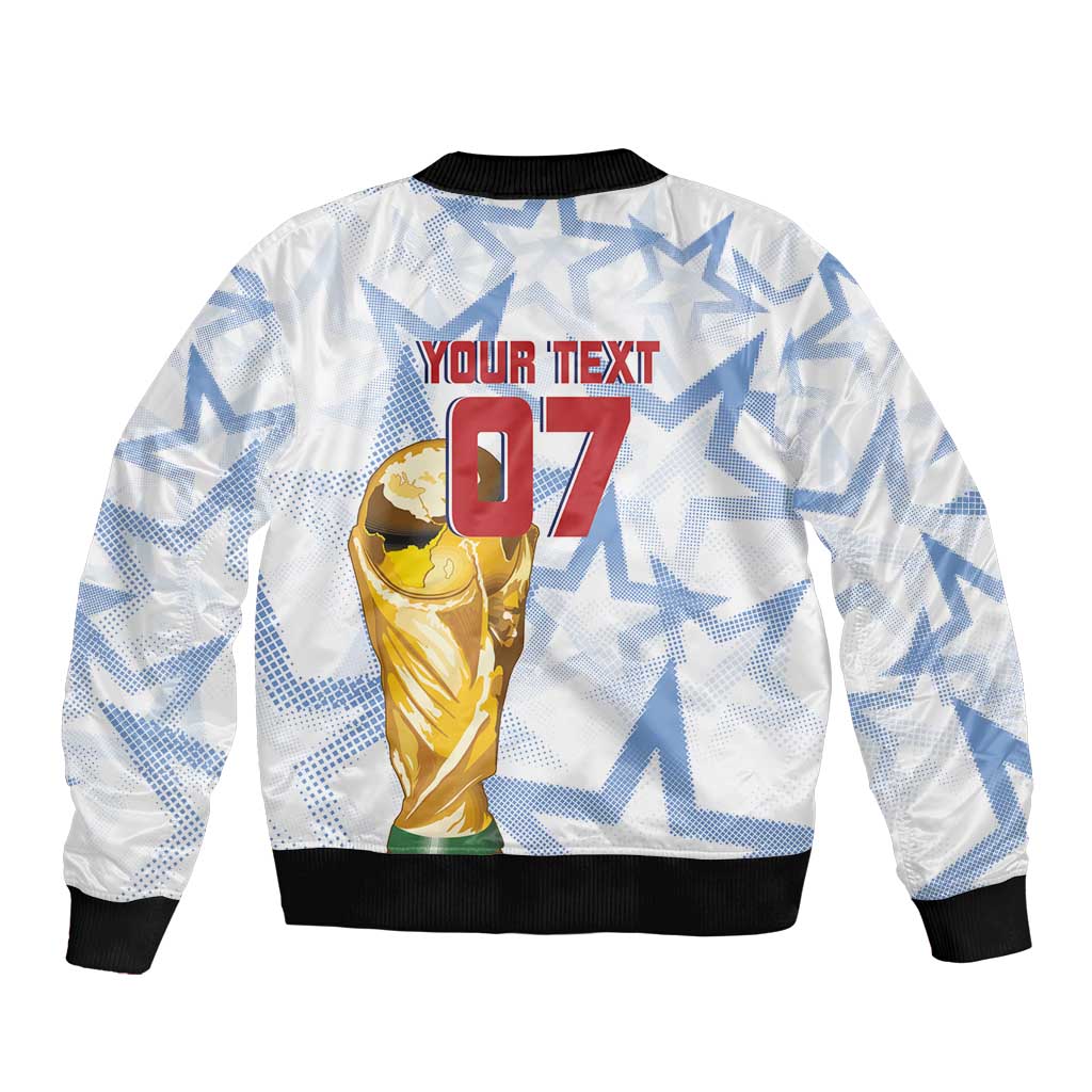 WC2026 USA Soccer Custom Sleeve Zip Bomber Jacket Rising Stars - Wonder Print Shop