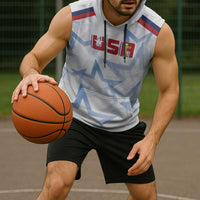 WC2026 USA Soccer Custom Sleeveless Hoodie Rising Stars - Wonder Print Shop