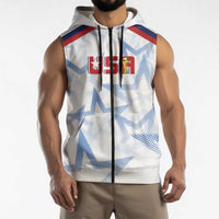 WC2026 USA Soccer Custom Sleeveless Zip Hoodie Rising Stars - Wonder Print Shop