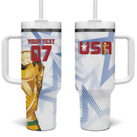 WC2026 USA Soccer Tumbler With Handle Rising Stars - Wonder Print Shop