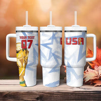 WC2026 USA Soccer Tumbler With Handle Rising Stars - Wonder Print Shop