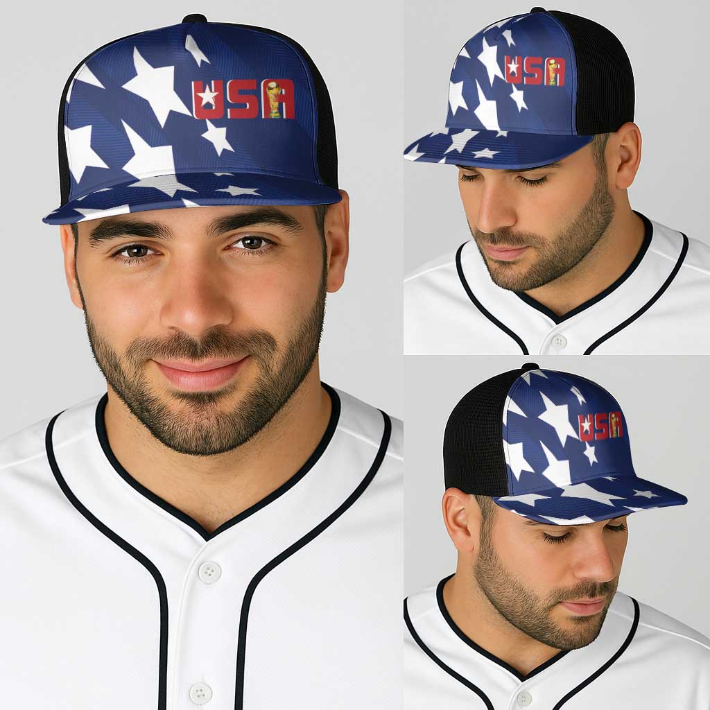 USA Soccer Custom Vintage 1994 Inspired Baseball Net Cap - Wonder Print Shop