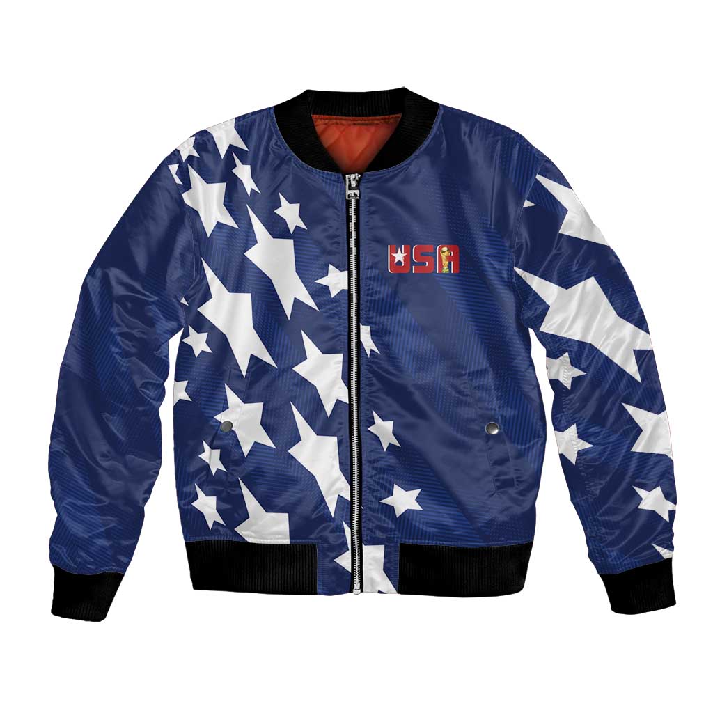 USA Soccer Custom Vintage 1994 Inspired Bomber Jacket - Wonder Print Shop