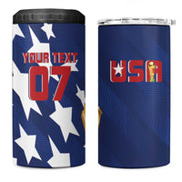 USA Soccer Vintage 1994 Inspired 4 in 1 Can Cooler Tumbler - Wonder Print Shop