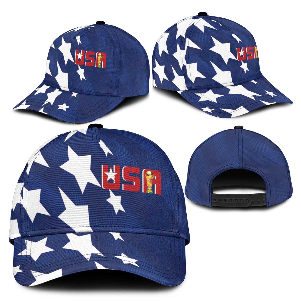 USA Soccer Custom Vintage 1994 Inspired Classic Cap - Wonder Print Shop