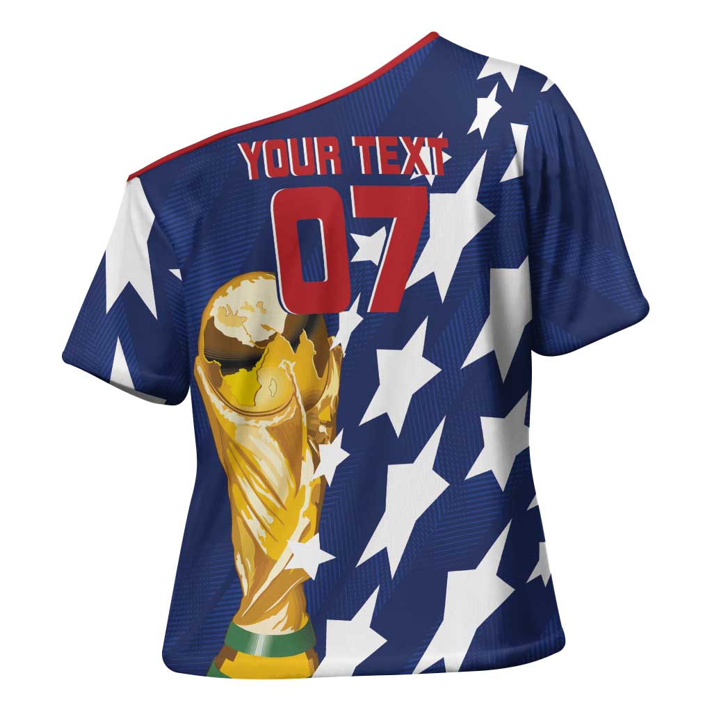 USA Soccer Custom Vintage 1994 Inspired Cross Shoulder Shirt - Wonder Print Shop