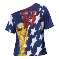USA Soccer Custom Vintage 1994 Inspired Cross Shoulder Shirt - Wonder Print Shop