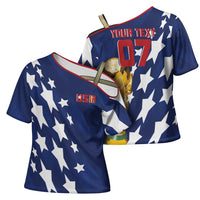 USA Soccer Custom Vintage 1994 Inspired Cross Shoulder Shirt - Wonder Print Shop