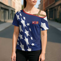 USA Soccer Custom Vintage 1994 Inspired Cross Shoulder Shirt - Wonder Print Shop