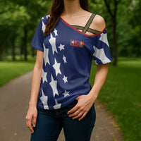USA Soccer Custom Vintage 1994 Inspired Cross Shoulder Shirt - Wonder Print Shop