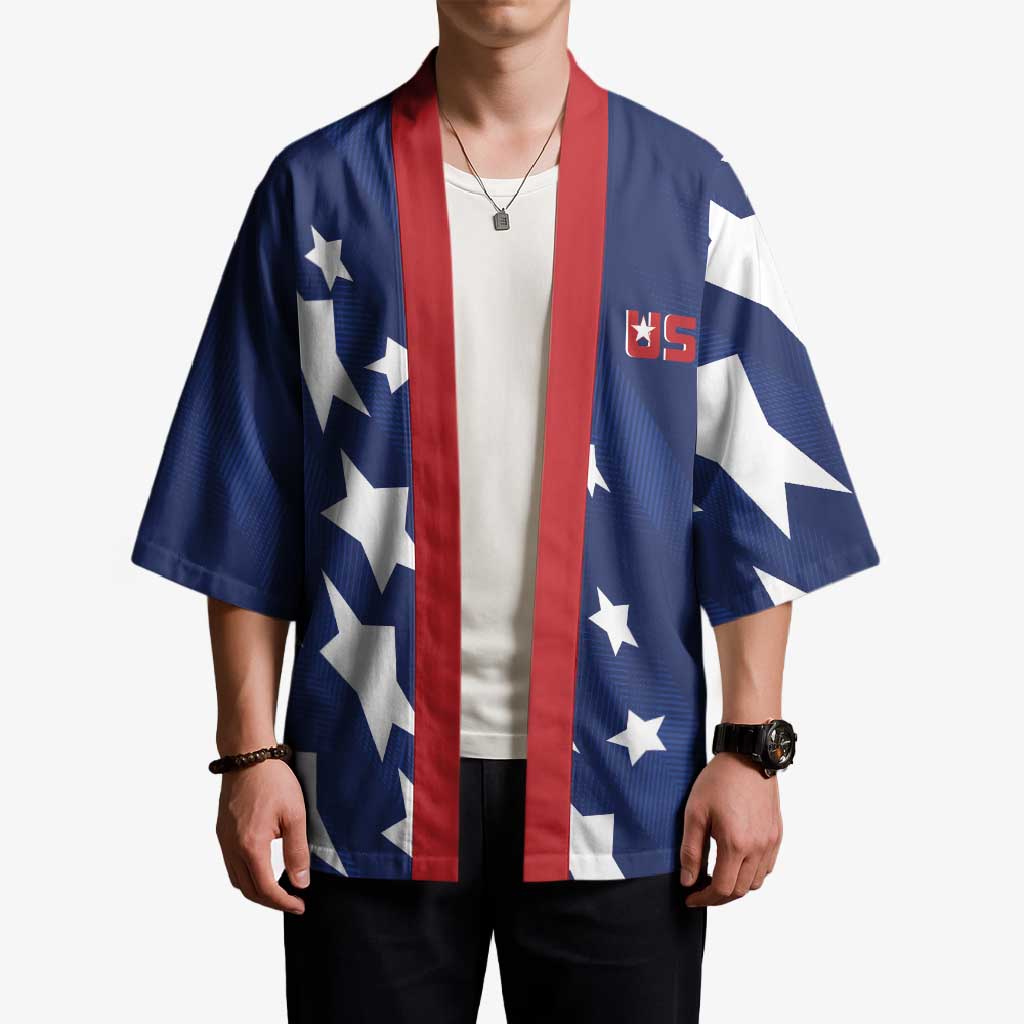 USA Soccer Custom Vintage 1994 Inspired Kimono - Wonder Print Shop