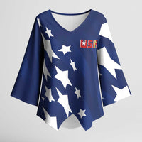 USA Soccer Custom Vintage 1994 Inspired Kimono Sleeve Blouse - Wonder Print Shop