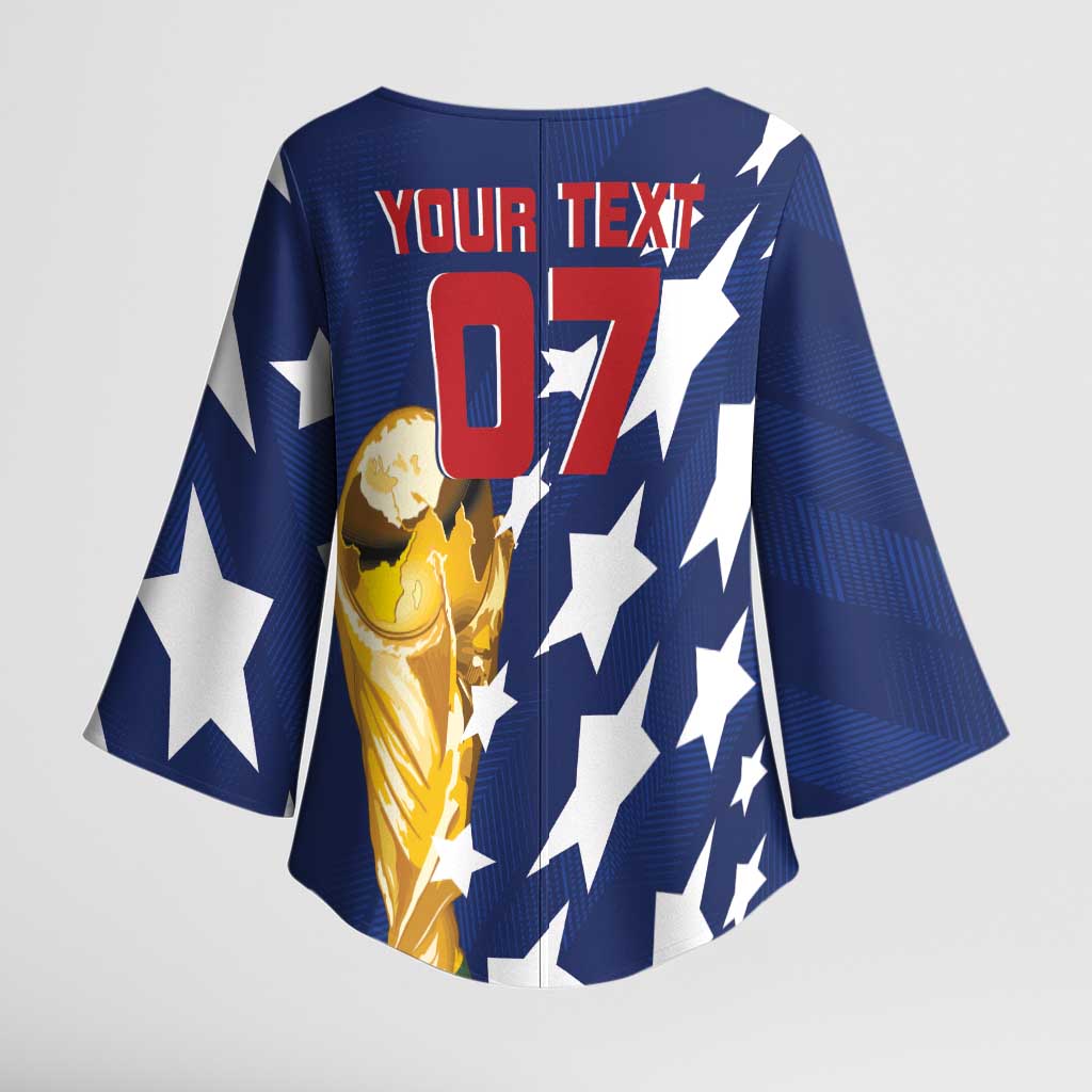 USA Soccer Custom Vintage 1994 Inspired Kimono Sleeve Blouse - Wonder Print Shop