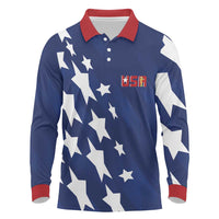 USA Soccer Custom Vintage 1994 Inspired Long Sleeve Polo Shirt - Wonder Print Shop