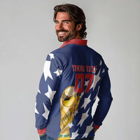 USA Soccer Custom Vintage 1994 Inspired Long Sleeve Polo Shirt - Wonder Print Shop