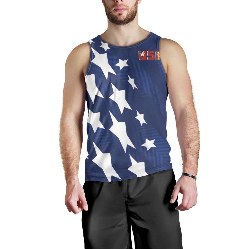 USA Soccer Custom Vintage 1994 Inspired Men Tank Top - Wonder Print Shop