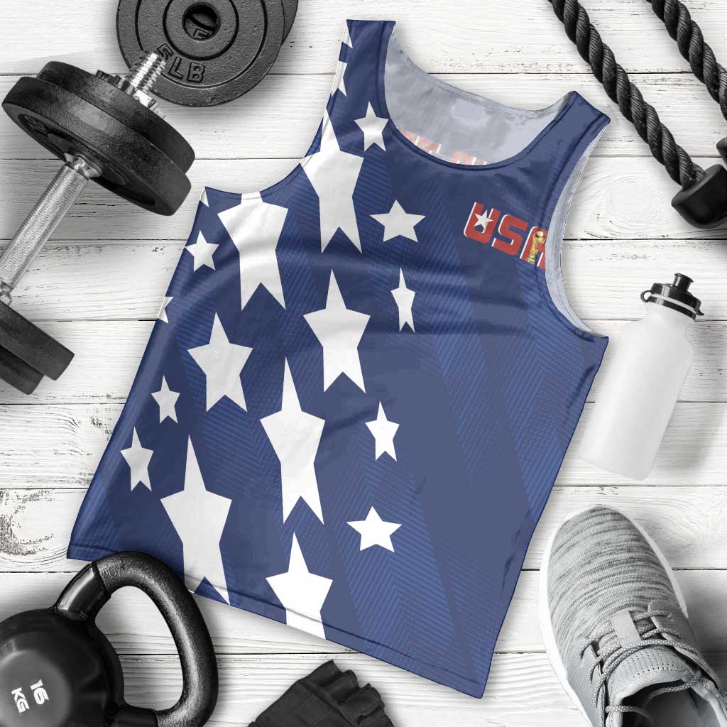 USA Soccer Custom Vintage 1994 Inspired Men Tank Top - Wonder Print Shop