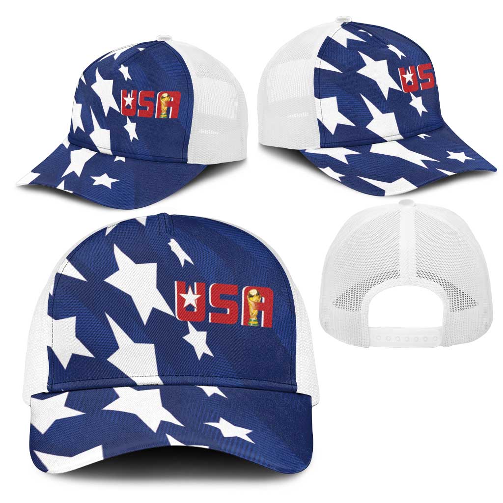 USA Soccer Custom Vintage 1994 Inspired Mesh Trucker Cap - Wonder Print Shop