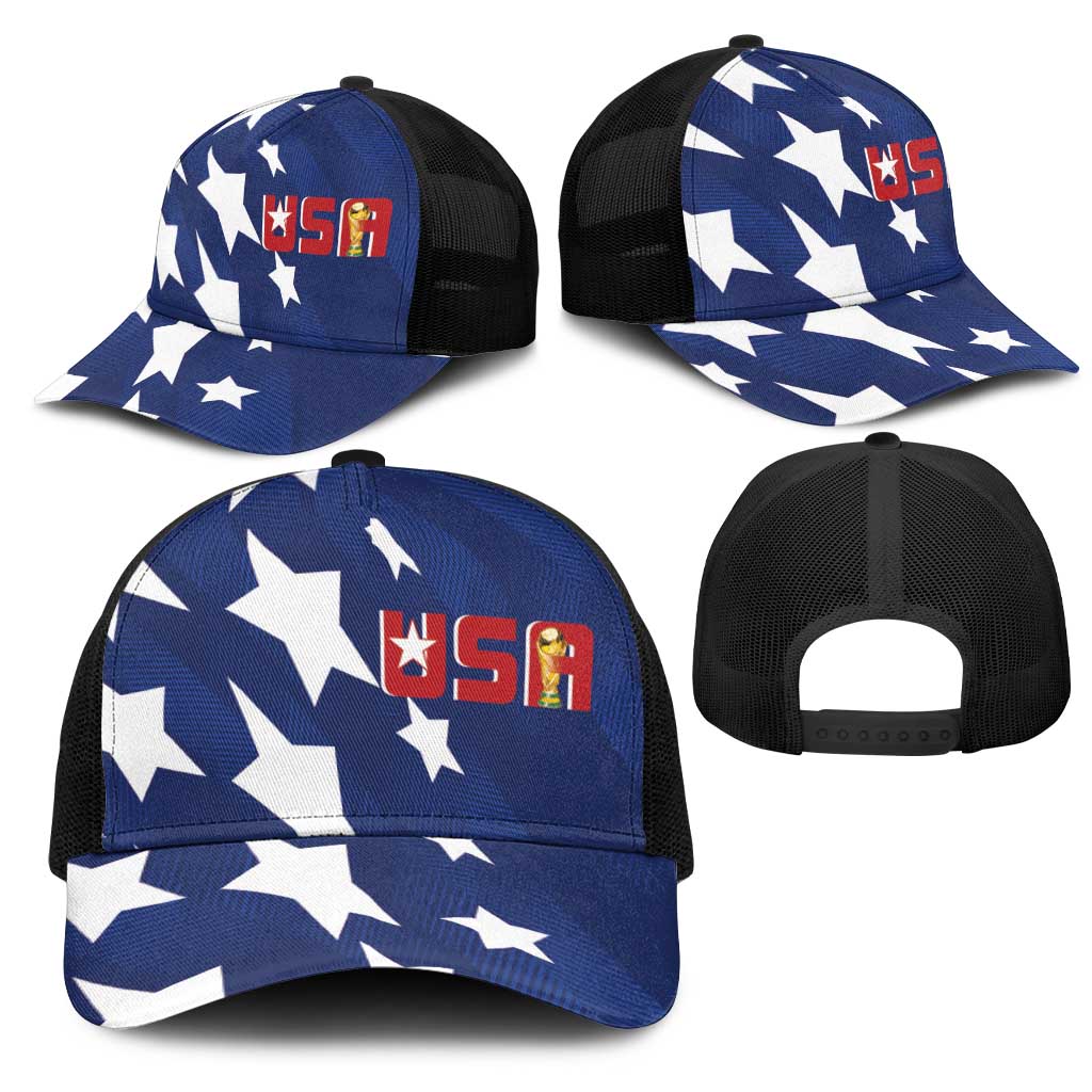 USA Soccer Custom Vintage 1994 Inspired Mesh Trucker Cap - Wonder Print Shop