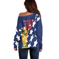 USA Soccer Custom Vintage 1994 Inspired Off Shoulder Sweater - Wonder Print Shop