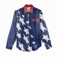 USA Soccer Custom Vintage 1994 Inspired Women Casual Shirt - Wonder Print Shop