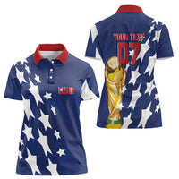USA Soccer Custom Vintage 1994 Inspired Women Polo Shirt - Wonder Print Shop