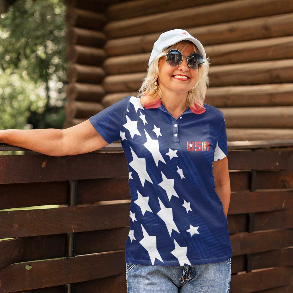 USA Soccer Custom Vintage 1994 Inspired Women Polo Shirt - Wonder Print Shop