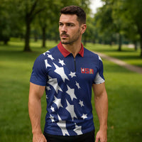 USA Soccer Custom Vintage 1994 Inspired Zipper Polo Shirt - Wonder Print Shop