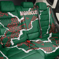 Morocco Football Back Car Seat Cover Grunge Motifs