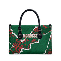 Morocco Football Leather Bag Grunge Motifs