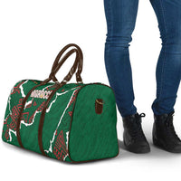 Morocco Football Travel Bag Grunge Motifs
