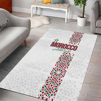 Morocco Atlas Lions Area Rug Arabesque Inspired Pattern