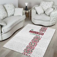 Morocco Atlas Lions Area Rug Arabesque Inspired Pattern