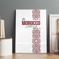Morocco Atlas Lions Canvas Wall Art Arabesque Inspired Pattern