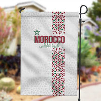 Morocco Atlas Lions Garden Flag Arabesque Inspired Pattern