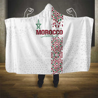 Morocco Atlas Lions Hooded Blanket Arabesque Inspired Pattern