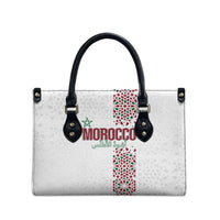 Morocco Atlas Lions Leather Bag Arabesque Inspired Pattern