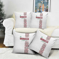 Morocco Atlas Lions Pillow Cover Arabesque Inspired Pattern