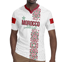 Morocco Atlas Lions Personalized Rugby Jersey Arabesque Inspired Pattern